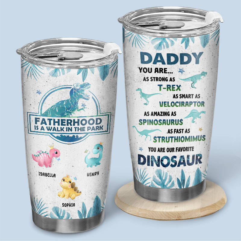 My Dad's My Best Mate - Family Personalized Custom Tumbler - Birthday Gift For Mom. Dad
