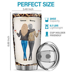 Like Mother Like Daughters Uh Oh - Family Personalized Custom Tumbler -  Mother's Day. Birthday Gift For Mother From Daughter