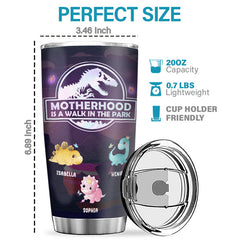 Always My Mother Forever My Friend - Family Personalized Custom Tumbler - Birthday Gift For Mom. Dad