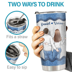 You Are The Only One - Couple Personalized Custom Tumbler - Gift For Husband Wife. Anniversary